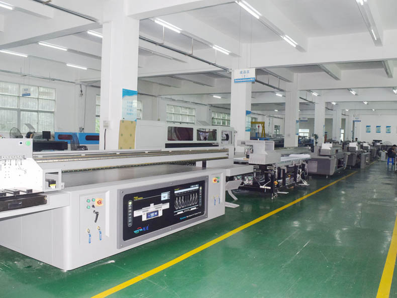 uv打印機車間一角